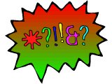 A speech bubble expressing anger